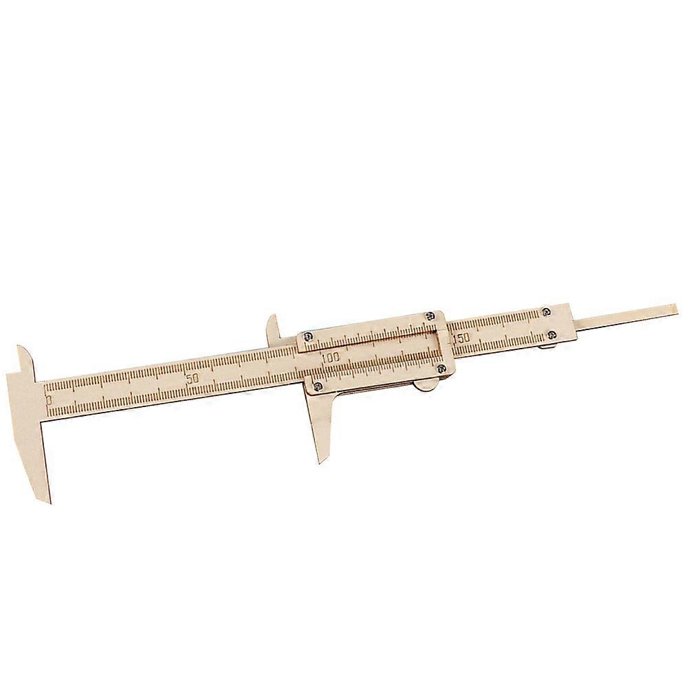 Measuring Ruler Wood Ruler School Workshop Rectangular Clear Printing 21.00X6.00X1.50cm Drawing 1Set