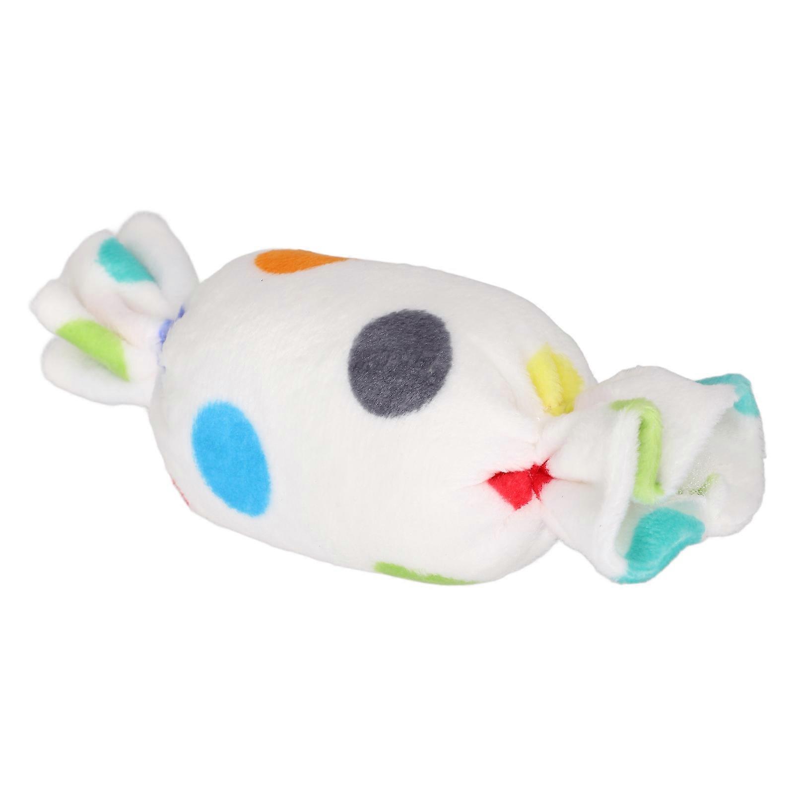 Chewable Squeaky Toy for Dogs Candy Shaped Molding Plaything Plush Material 1Set