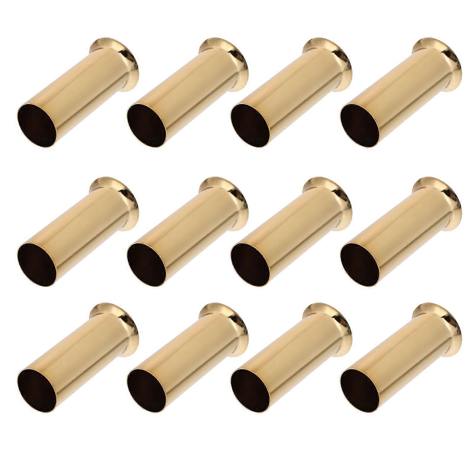 Manchon de base de lumière de lustre en fer doré pour l’utilisation de la lampe adapté au style européen 12pcs