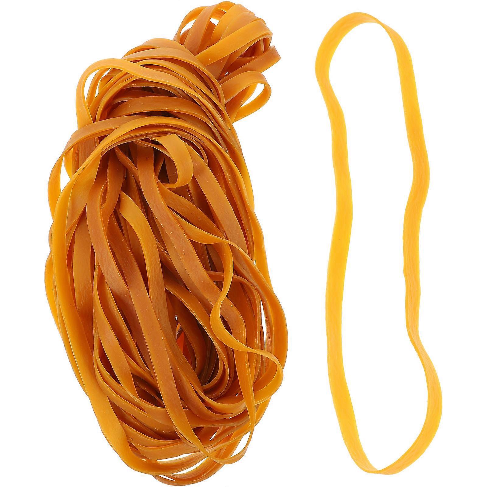 45pcs Large Thick Rubber Bands Heavy Duty Wide Elastic Bands for Home Office Organization, Multi Purpose Bundling with Strong Grip and No Marks