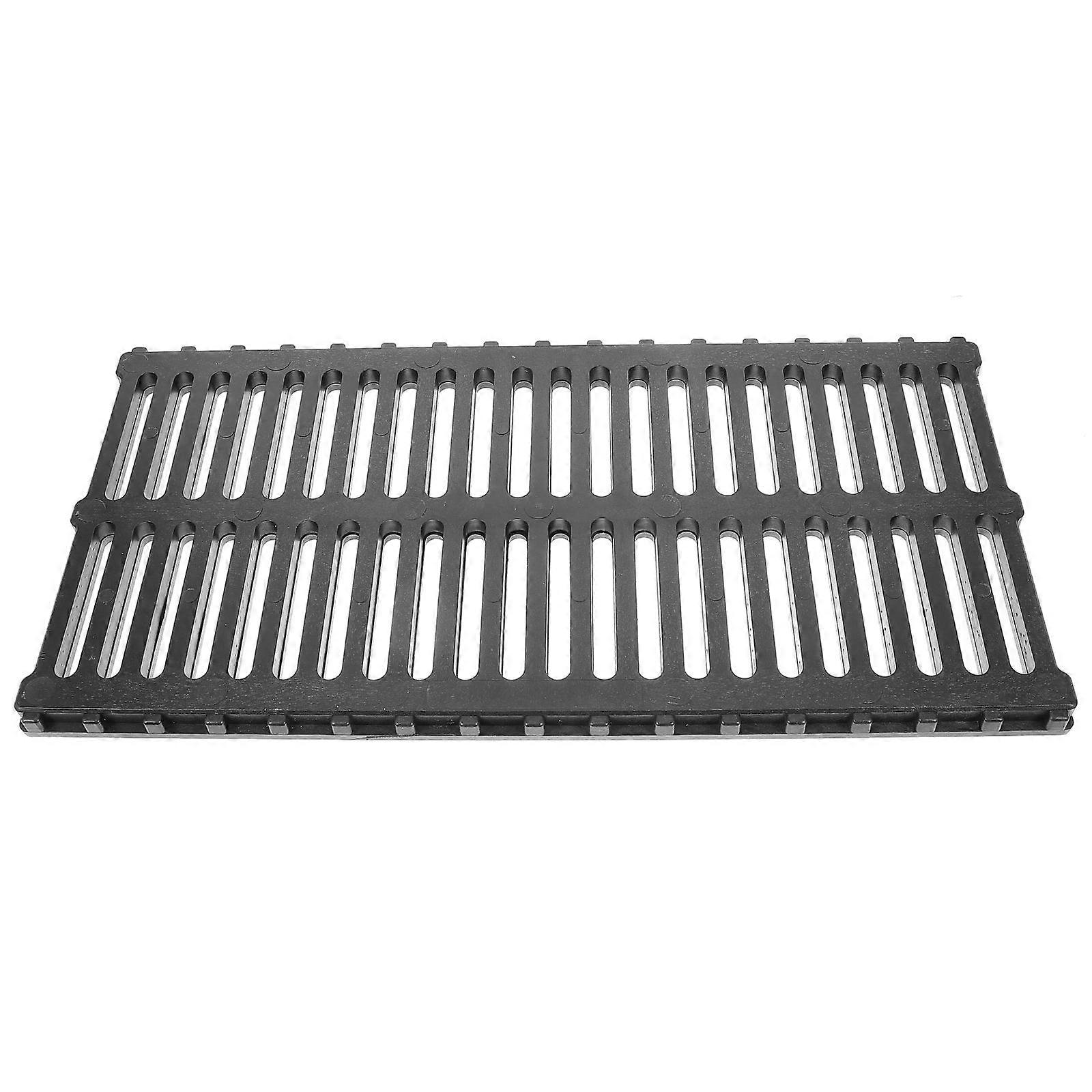 Durable Outdoor Plastic Drain Grate Cover for Car Traffic – Replaceable Trench Grate for Efficient Water Management