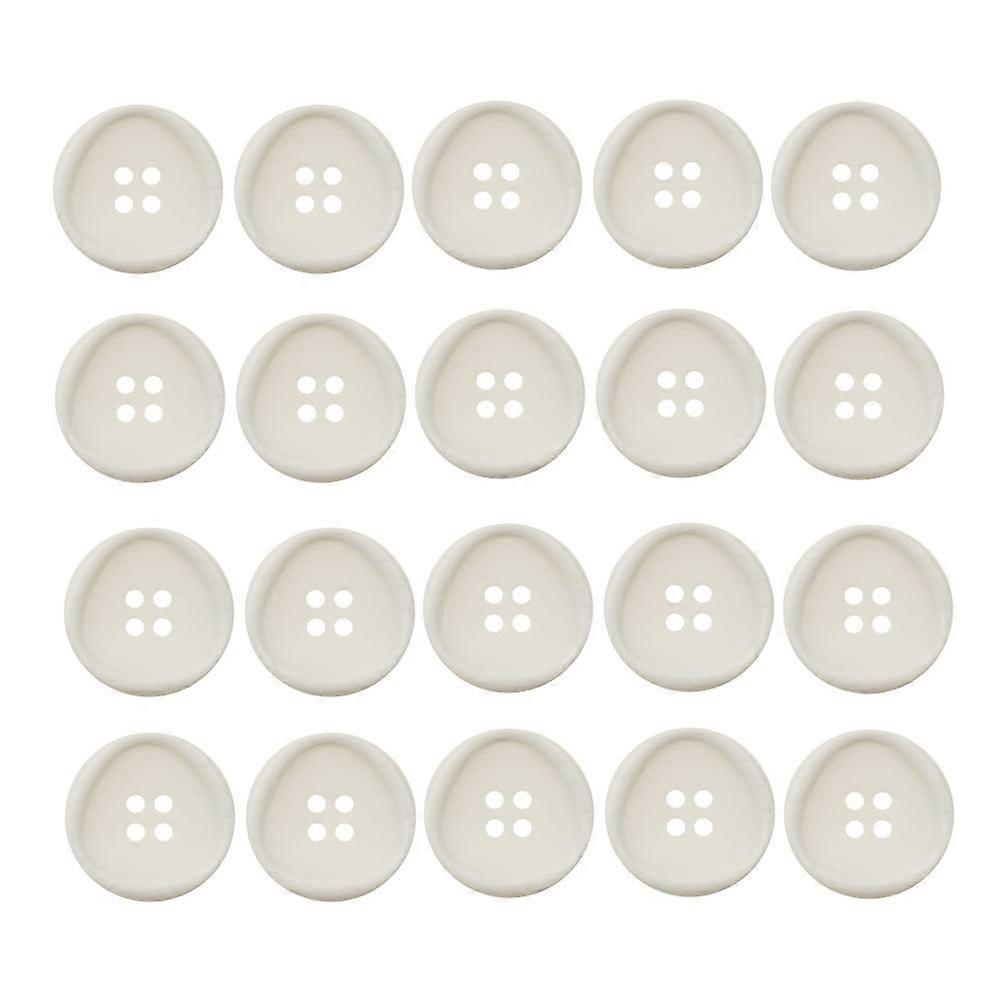 40pcs 4 Holes Buttons for Clothing Decorative Handmade DIY Blouse