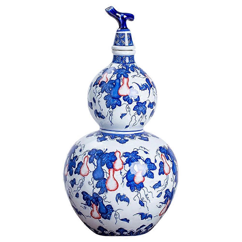 Ceramic Wine Storage Container Simple Design Assorted Color 20x10cm 1Pack present