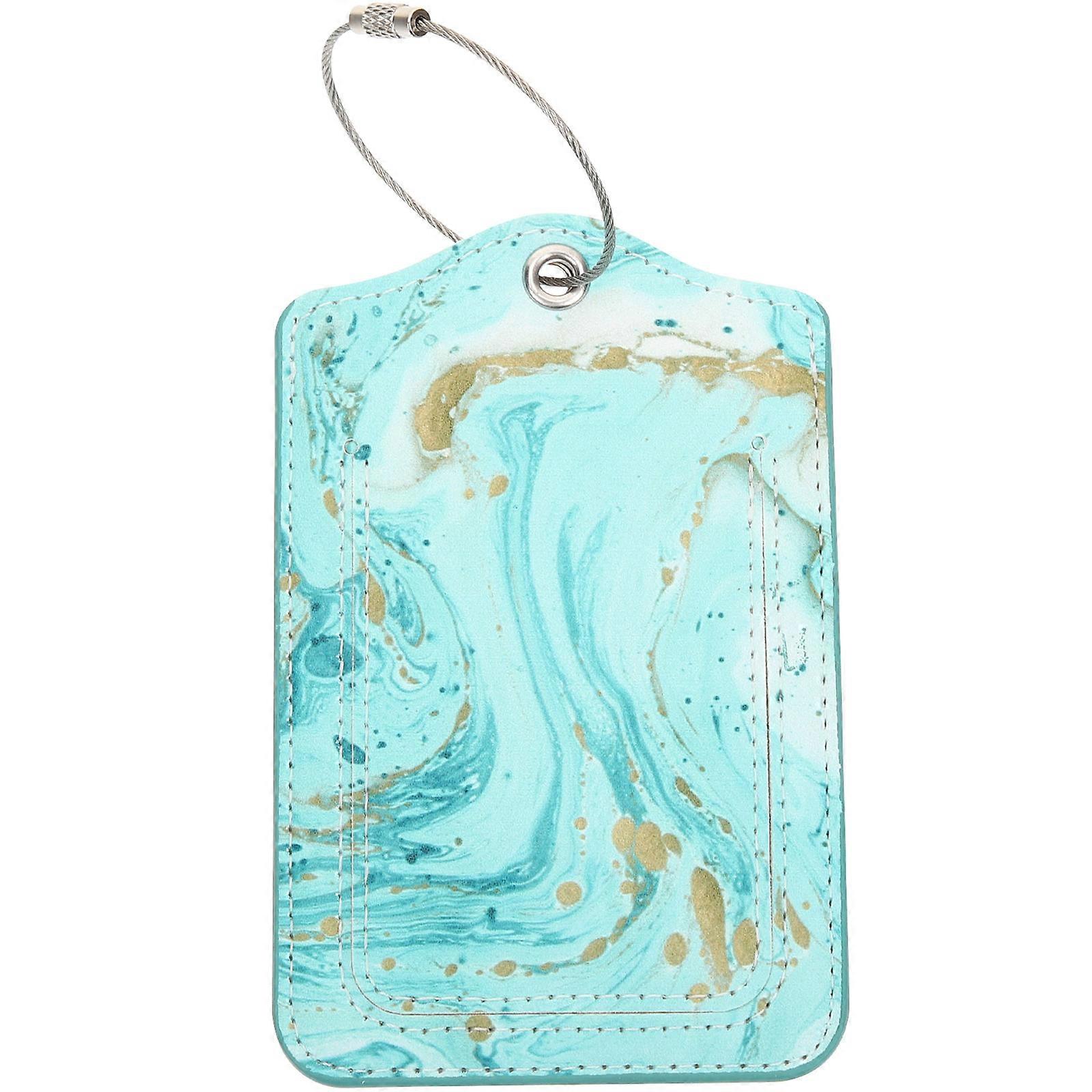 Travel Bag Tags Luggage Tag Sky-Blue 12x7CM Identification For 1Set