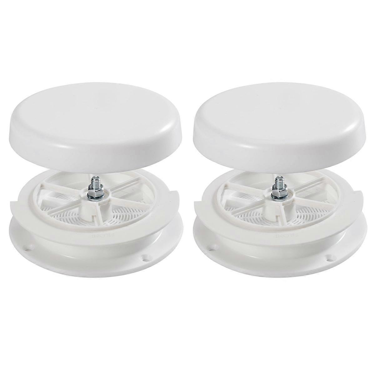 2er-Pack RV Dach Pilz Entlüftung Sanitär Entlüftung mit Wasserabdeckung Schutzkappe für Keystone Camper Trailer Homes Camper