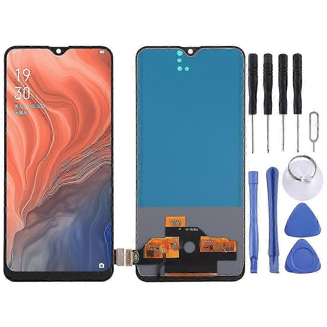 Tft écran LCD pour Oppo Reno Z / K5 / Realme Xt / Realme X2 avec numériseur assemblage complet (pas d’identification par empreinte digitale)