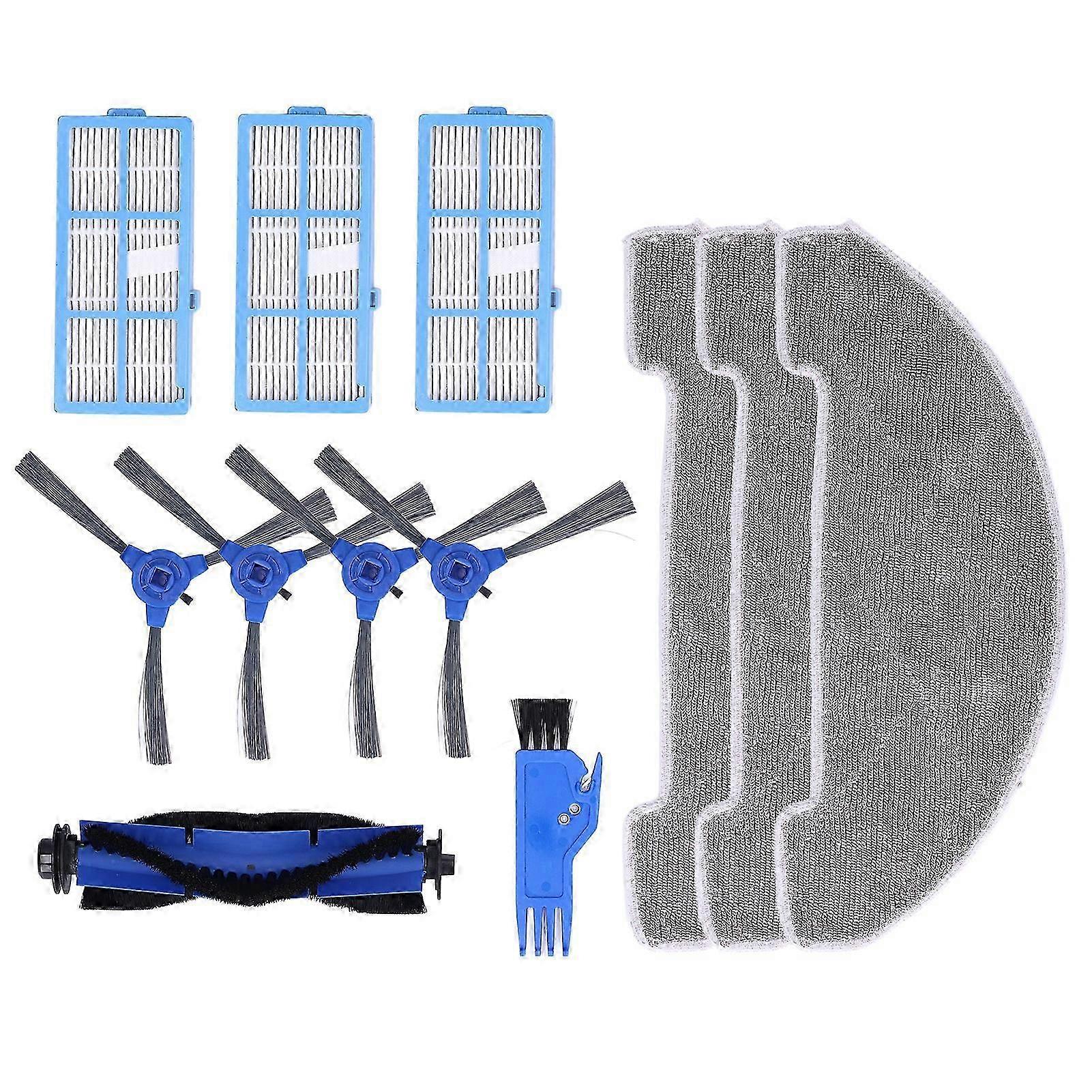Robotic Vacuum Cleaner Kit with Side Brush Rag Filter Main Brush for Proscenic 850T Clean Suits