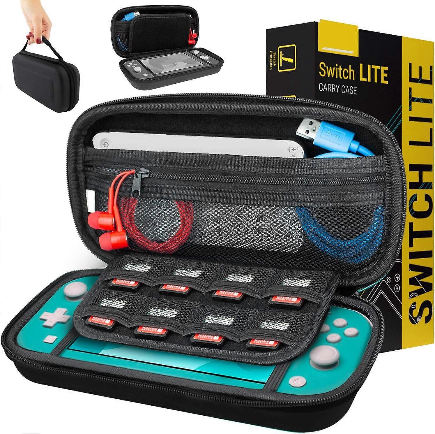 Case for Nintendo Switch Lite - Protective Travel Case with Storage for Switch Lite Games & Accessories