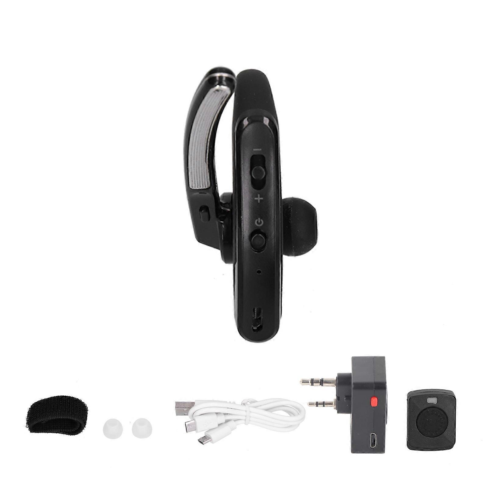 Casque Bluetooth talkie-walkie avec microphone, casque portable sans fil à réduction de bruit pour Motorola pour HYT