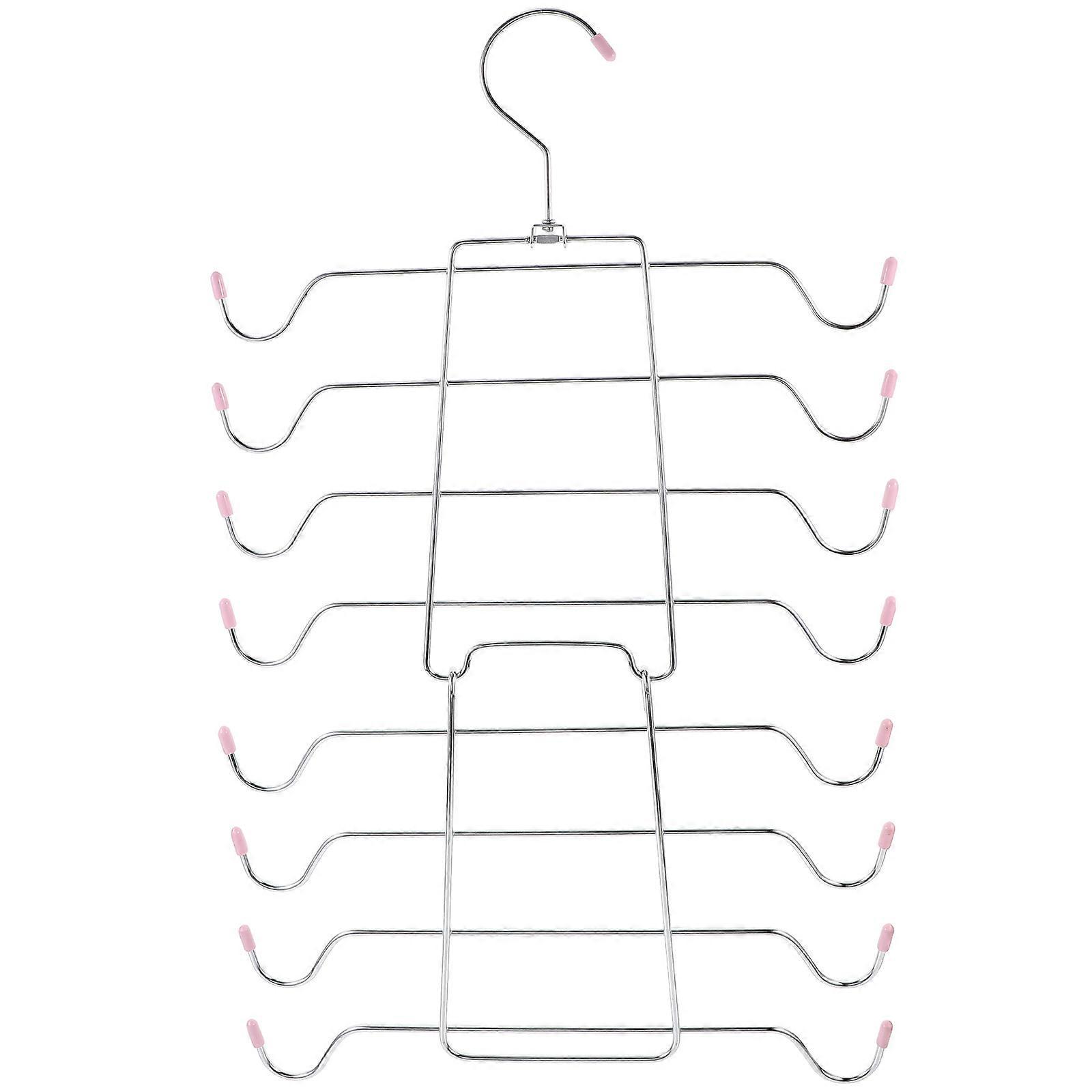 Garderob Utrymmesbesparande Galgar Multi Layer Underkläder Hängare Vikbar järn BH Förvaring Arrangör För Hemmabruk 51 5X30 5X0 3Cm 1Set