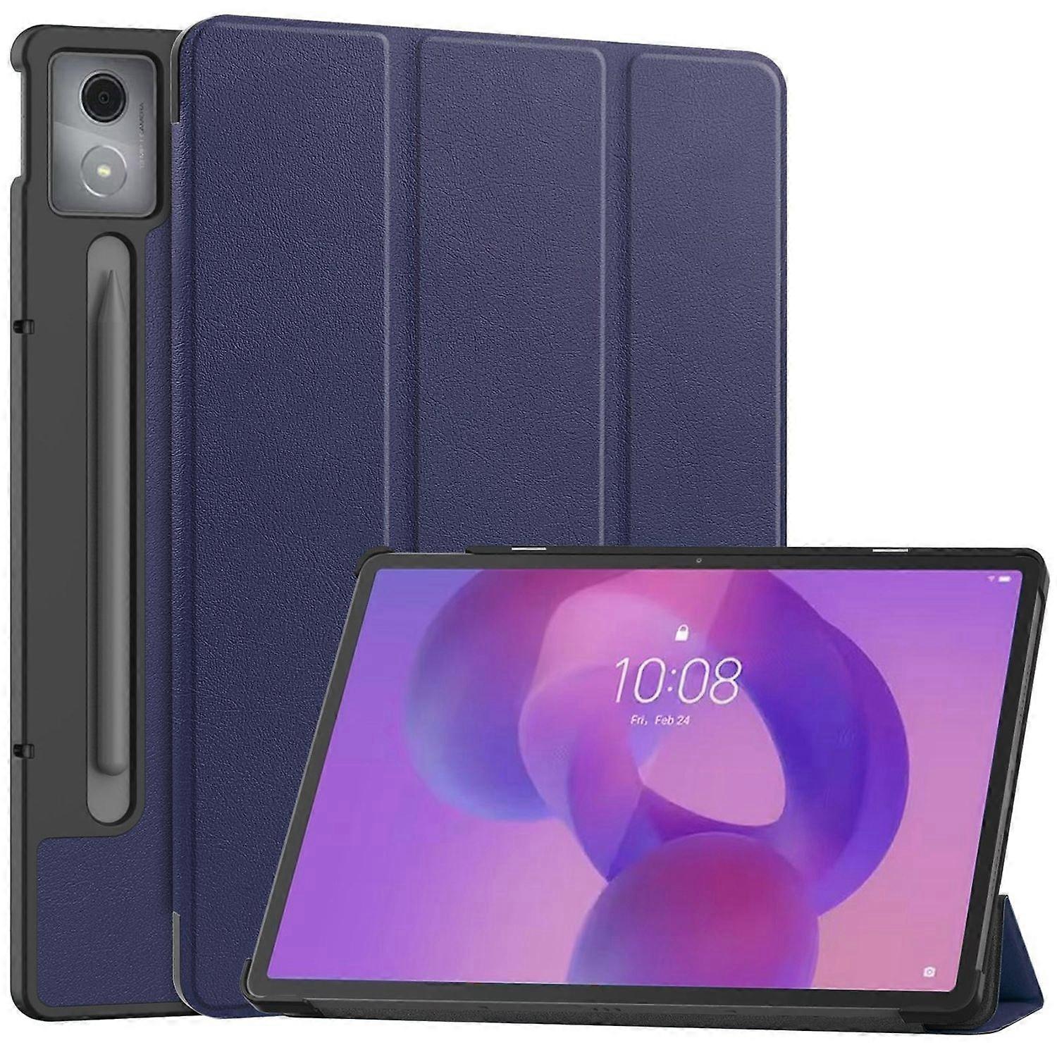For Lenovo Idea Tab Pro 3folt Wake UP Smart Sleeve Sleeve Dark Blue