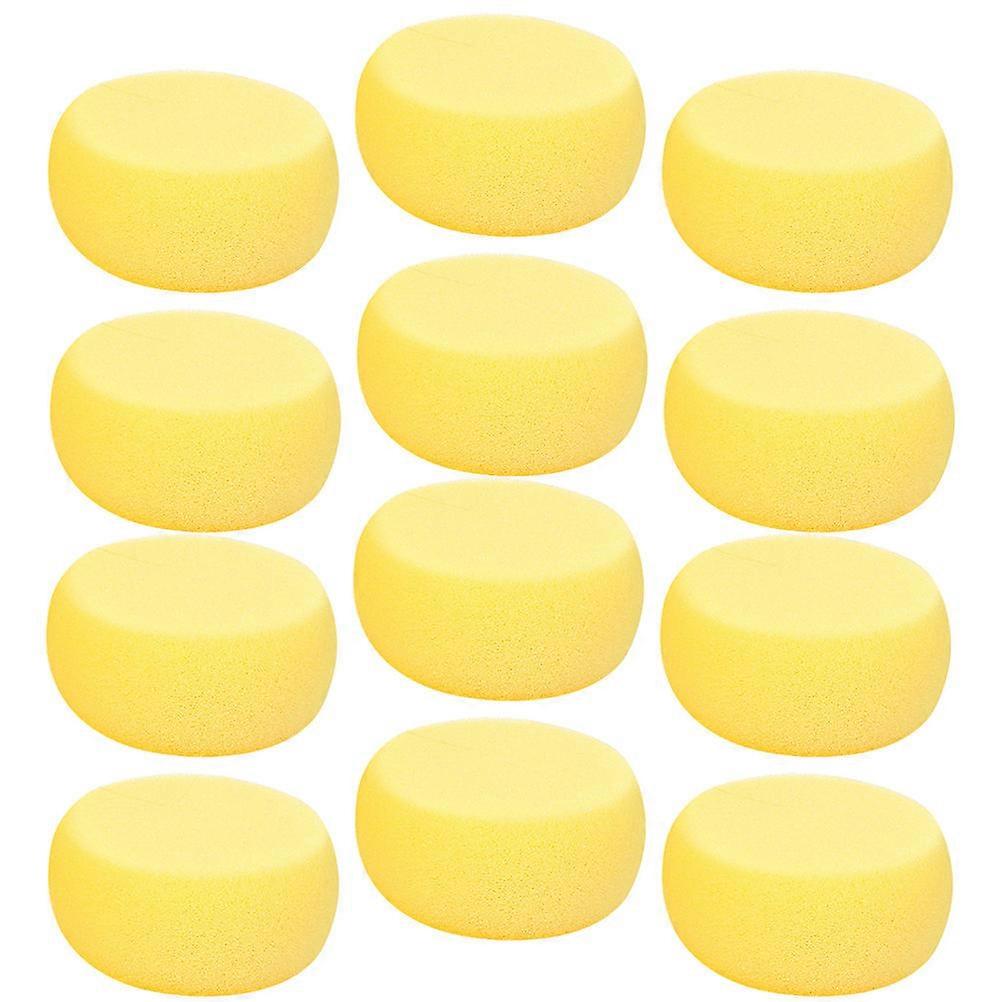 Sponge Makeup Cosmetic Spa Sponges Round Sponges Makeup Application 6.5CM 24Pcs