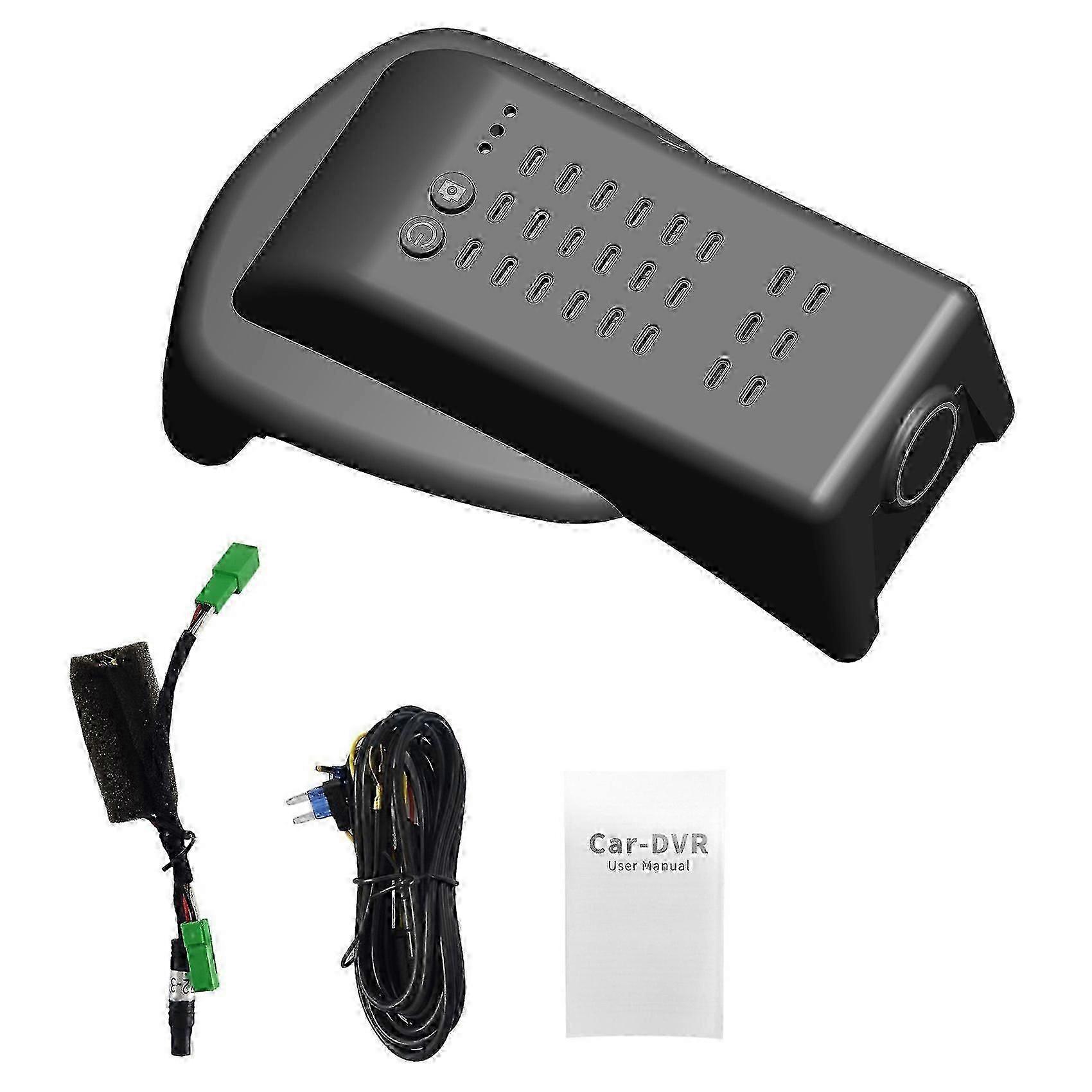 車のDVR運転ビデオレコーダーフロントカメラ1080P V90 S90 2017-2021 XC60 2018-2021 Wifi駐車場用