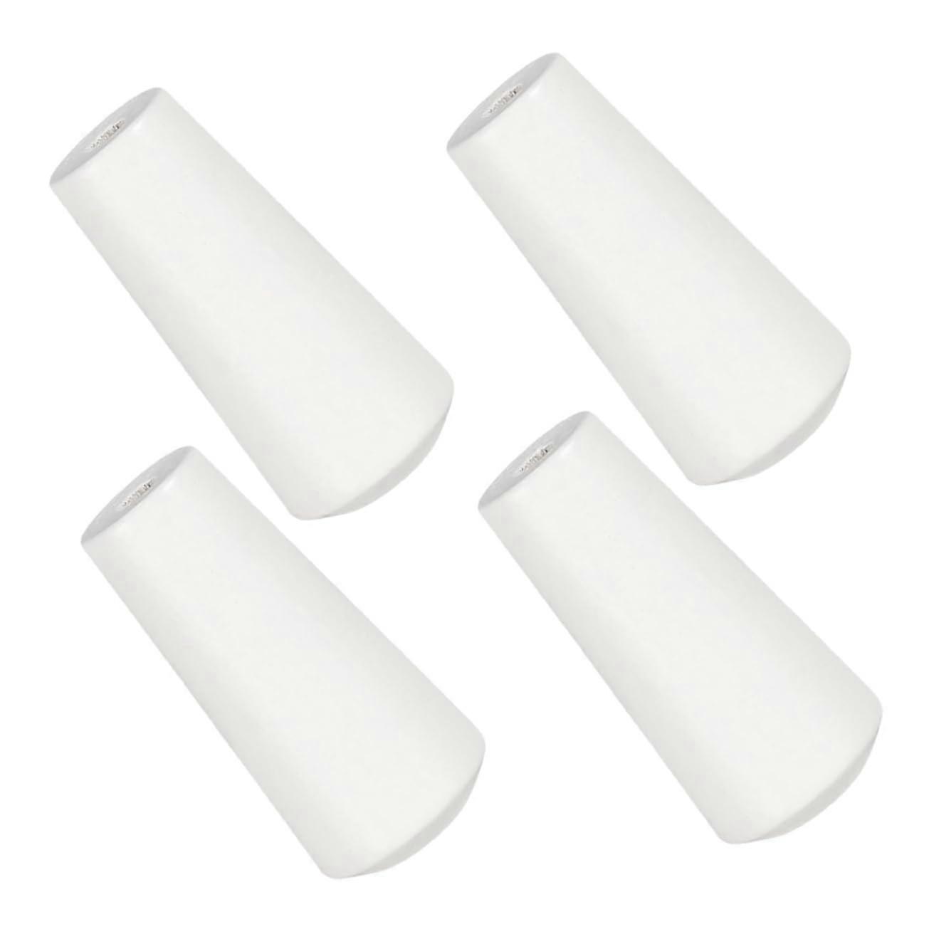 Wooden Watch Pendants Pack Of 4 For Blind Cords White End Cap Pull Cord Buttons Blind Cord Weights