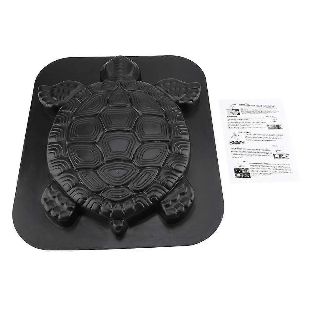 Turtle Stepping Stone Paving Stones for Garden Paths - Concrete Lawn Decor Shape - Durable Outdoor Walkway Stones