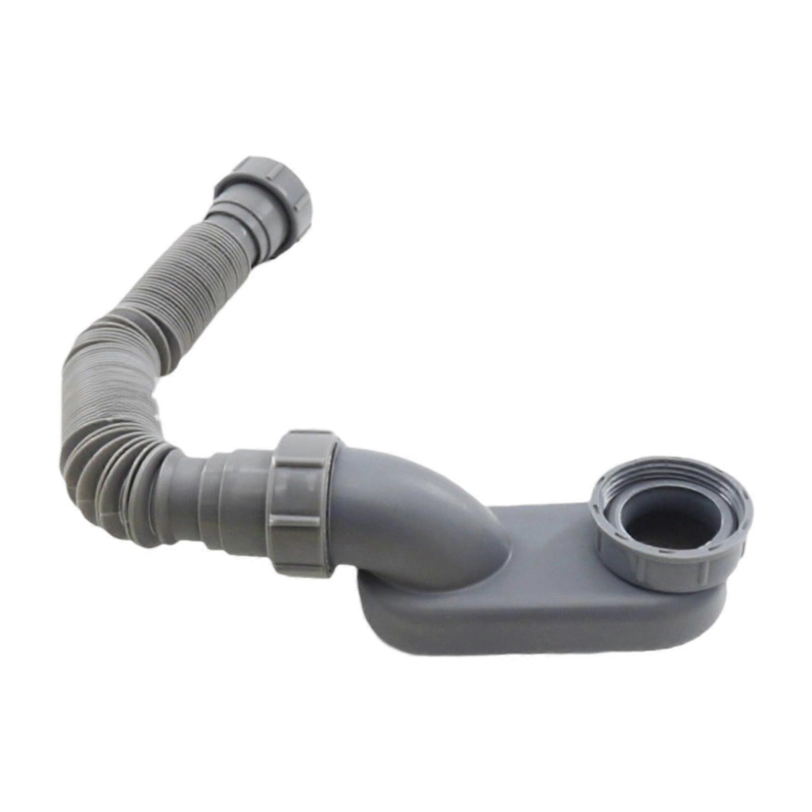 Low Profile Shower Drain Pipe P Trap for Bath Bathtub Accessories