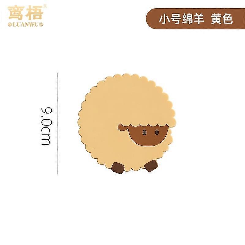 Cute Sheep Placemats - Non-Slip Heat Resistant Table Mats Coasters