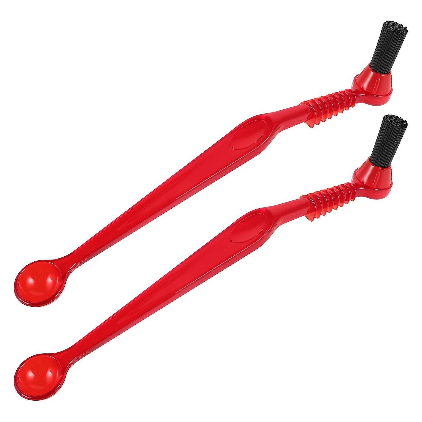 Coffee Maker Cleaner Brush Prevent Burns Coffee Enthusiasts 2Pcs