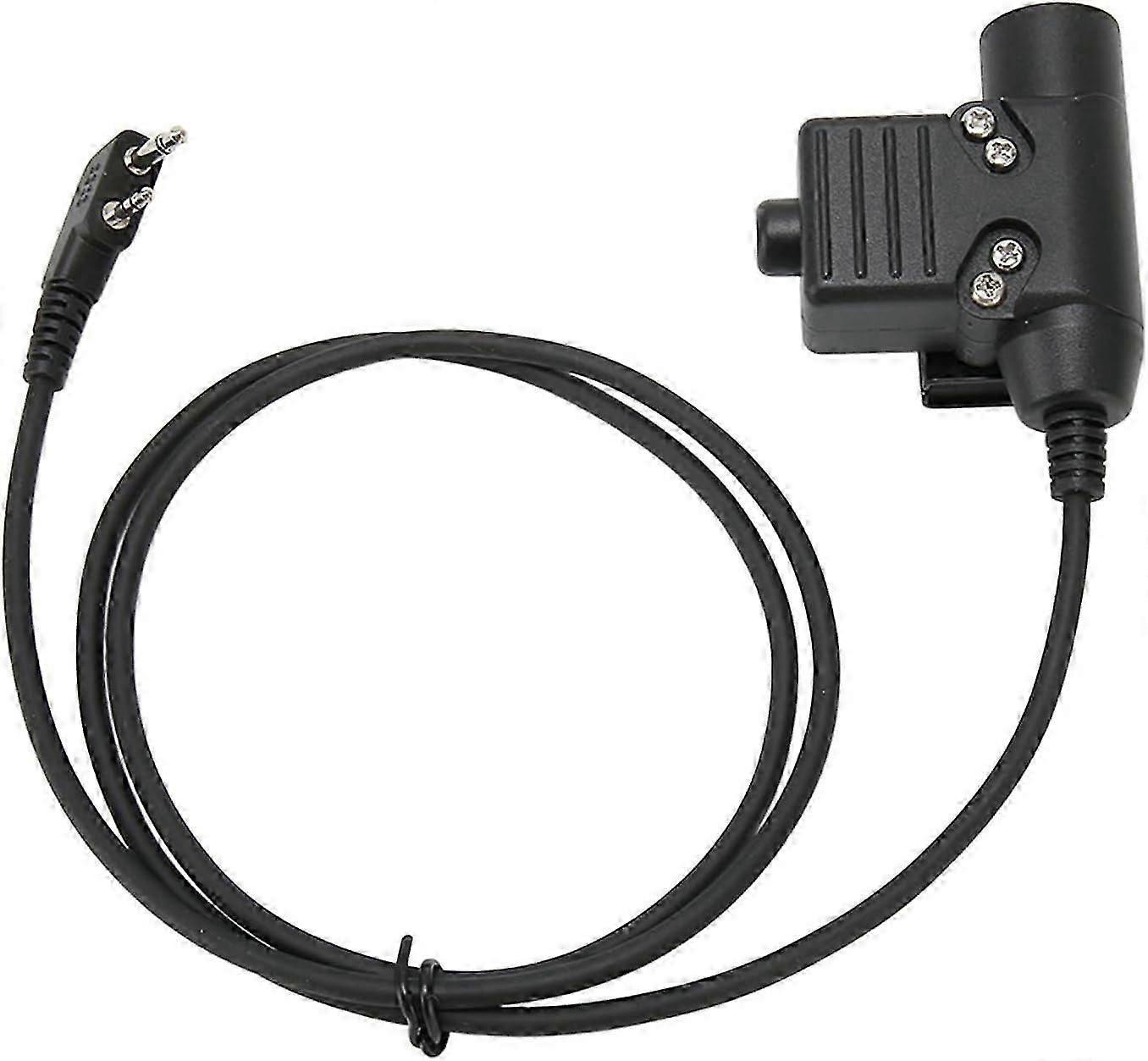 Funk-Headset-Adapter - Push-to-Talk-Walkie-Talkie-Kopfhöreradapter mit klarem Klang zum Austausch
