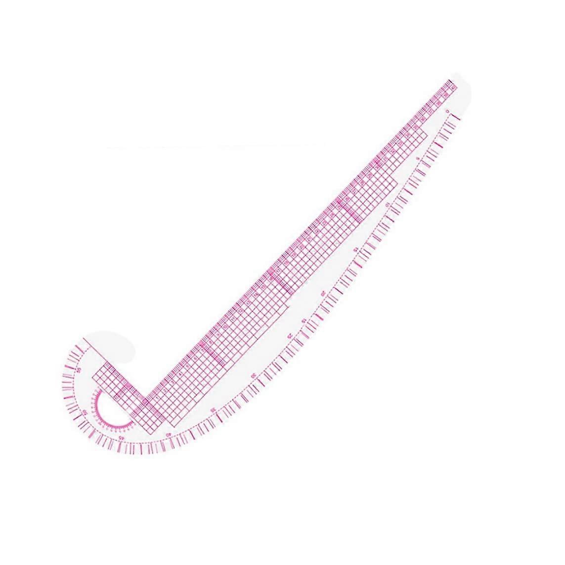 French Curve Ruler 3-In-1 Plastic Metric Sewing Tool For Tailoring DIY Crafts