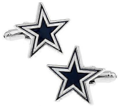 Five Star Cufflinks for Men Stainless Steel Classic Wedding