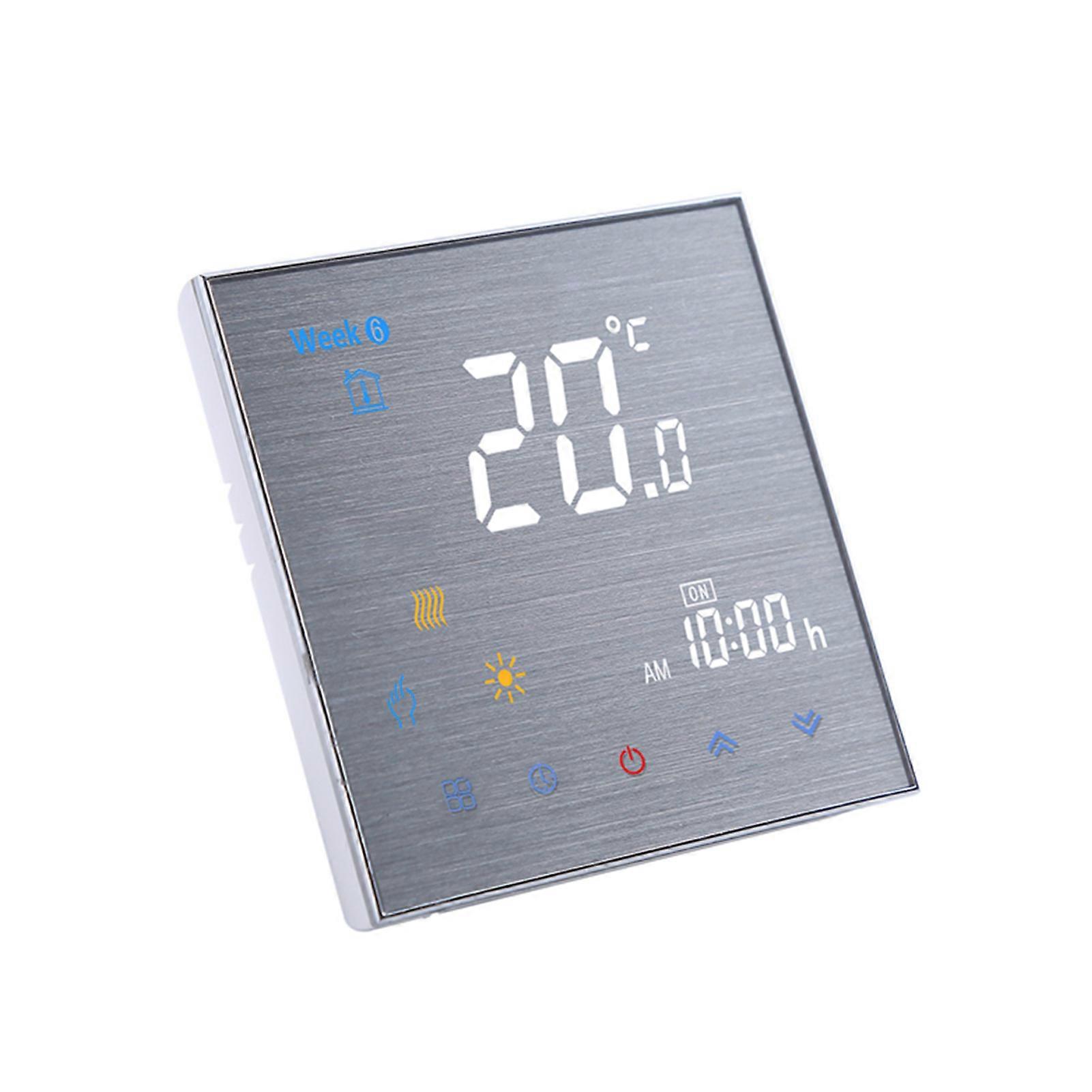 Water / Gas Boiler Heating Thermostat Digital Temperature Controller Large LCD Display Touch Button Control 5A