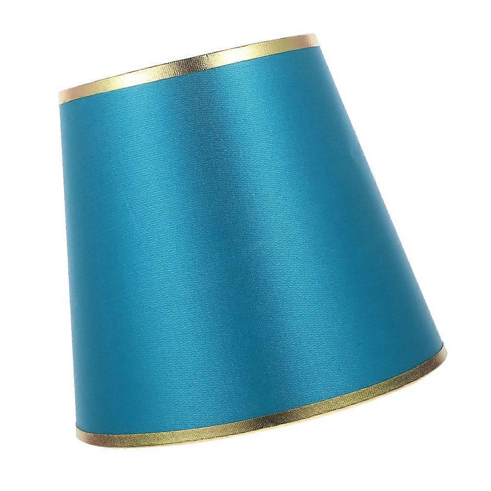Table Lamp Shade Desk Lampshade Replacement Dark Green Fabric Iron Decorative Lighting 1Set