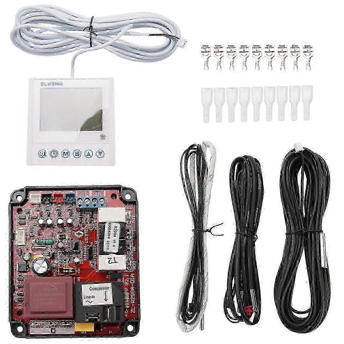 -R200A,Universal,Air Source Heat Pump Water Heater Controller, Pump Air To Hot Water Heating Controller JP