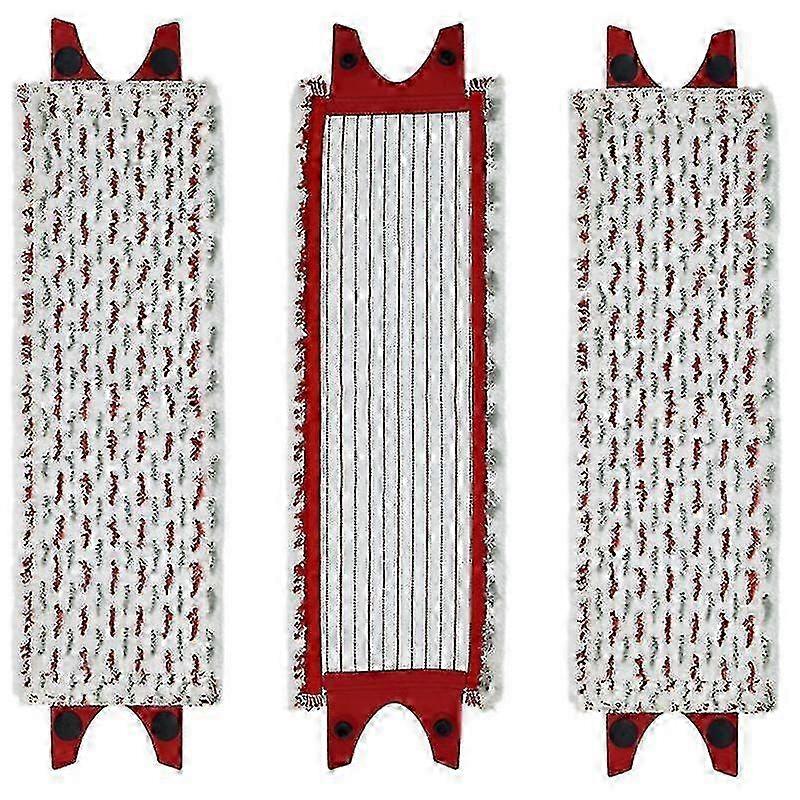 3 stk gulvputer rengjøring mop klut for Vileda Ultramat Xl Mopp påfyll