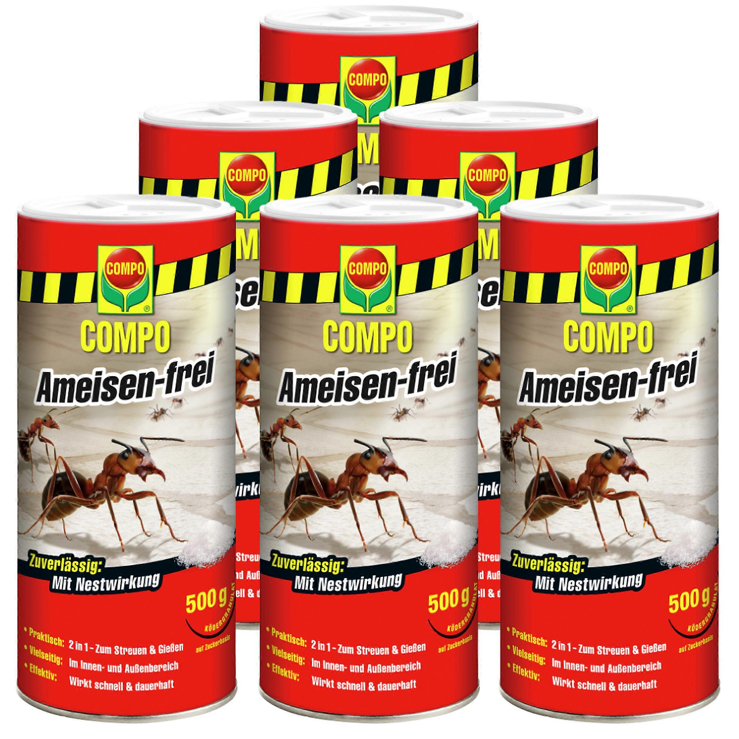 6 x COMPO ant-free, 500 g