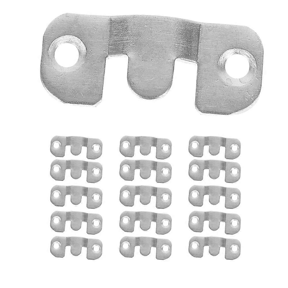 16pcs Interlocking Backing Clips for Picture Frames & Mirrors – Durable Hangers for Easy Wall Mounting – Home & Office Decoration