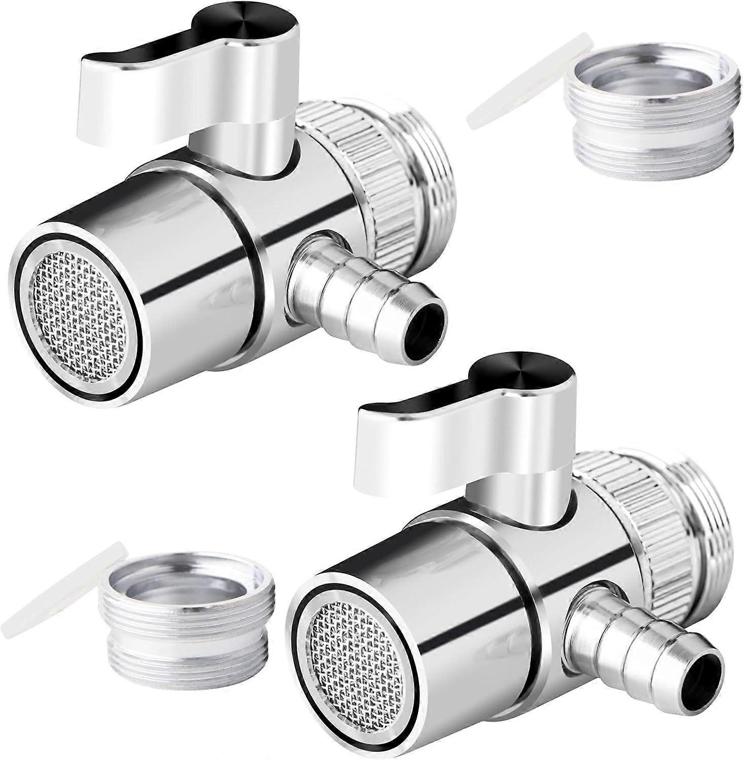 2025 Latest Model 2 Pack Faucet Diverter Valve with Aerator for Countertop Water