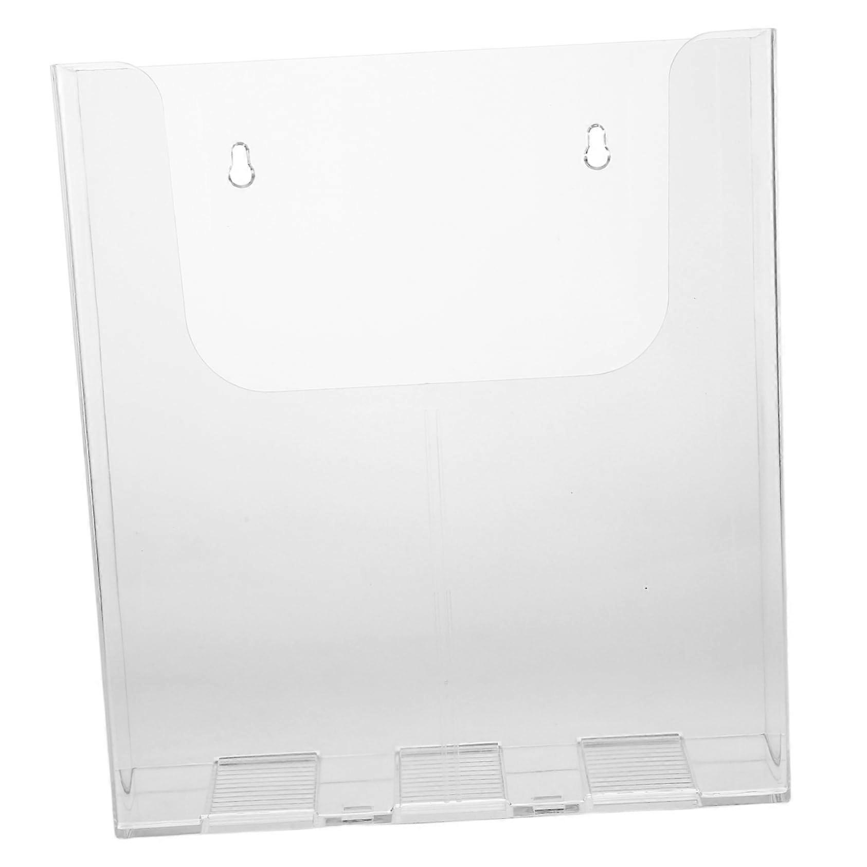 Datenbox Hanging Wall Document Holder Transparent Paper Organizer Magazine Rack Wall Mount File Organizer