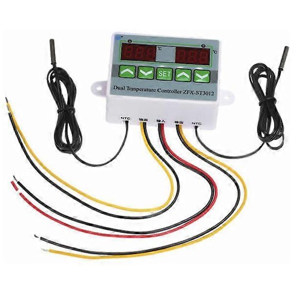 Digitaler Temperaturregler, Dual-Display, 220V/1500W