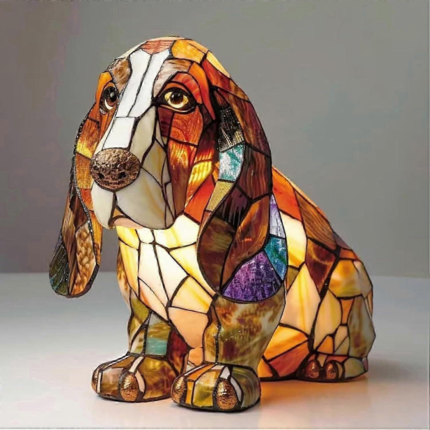 Corgi Lamp Dachshund Lamp, Γαλλικό μπουλντόγκ φως, Dog Series Art Night Light, Χαριτωμένο κατοικίδιο σκυλί θεματικό LED τραπέζι με ζεστή λάμψη περιβάλλοντος