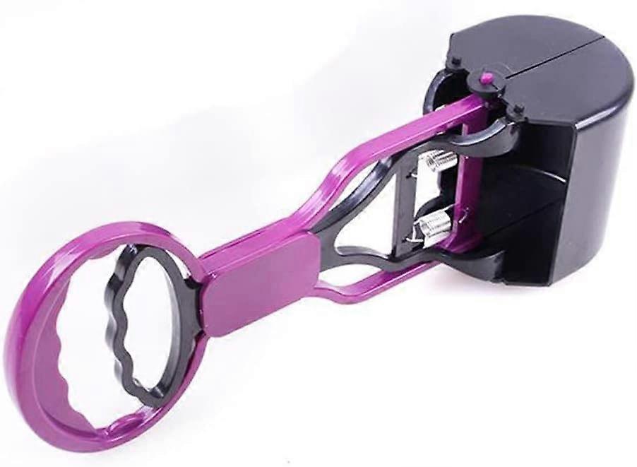 Dog Poop Scooper with Short Handle, Lightweight Pet Pooper Scooper for Outdoor Use, Red and Purple Options Available
