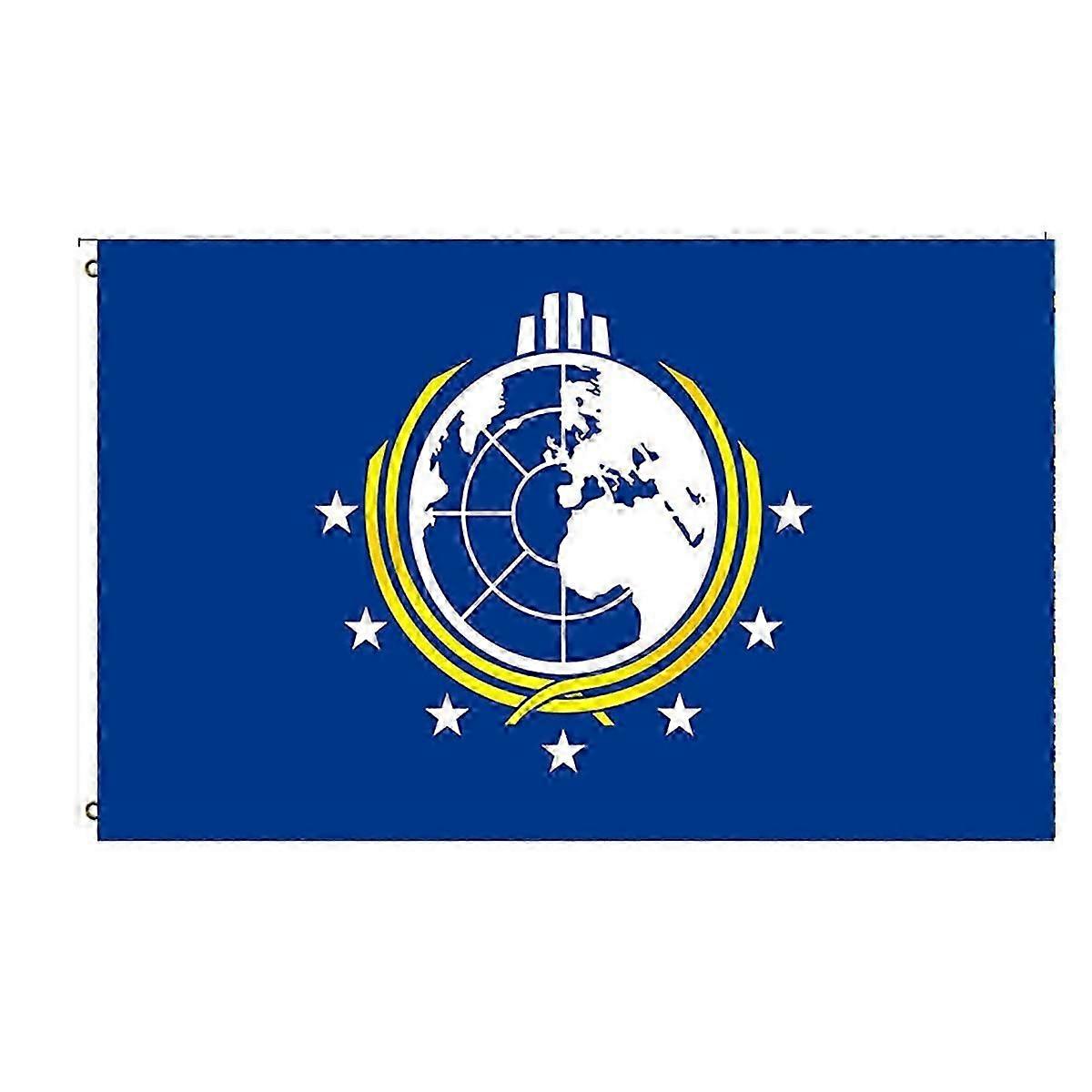 Polyester Double Sided Super Earth Banner for College Dorm Decor