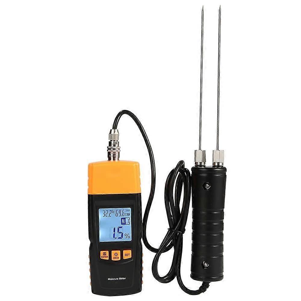 Moisture meter, digital wood moisture tester, moisture content tester