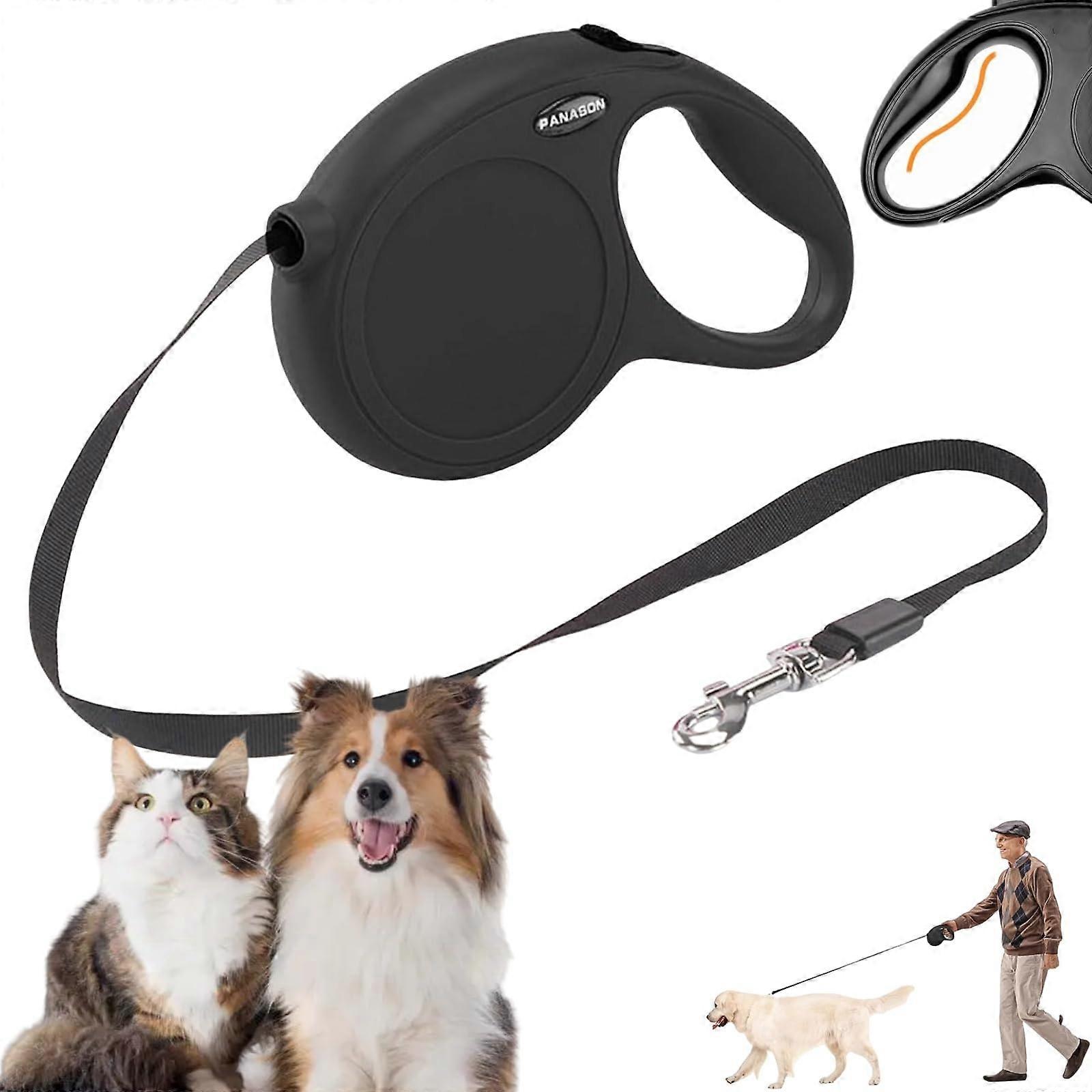 Retractable Lead for Dogs 5m, Tangle-Free Extendable Dog Lead with Ergonomic Handle, Flexible and Durable Design