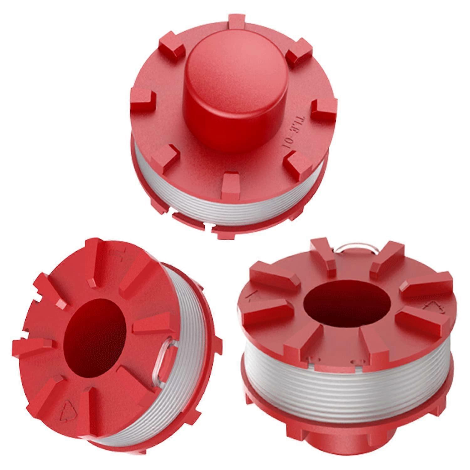 3Pack Grass Trimmer Line Spool, 2 mm x 8 m, Compatible with Einhell GECT 36/30 Li E