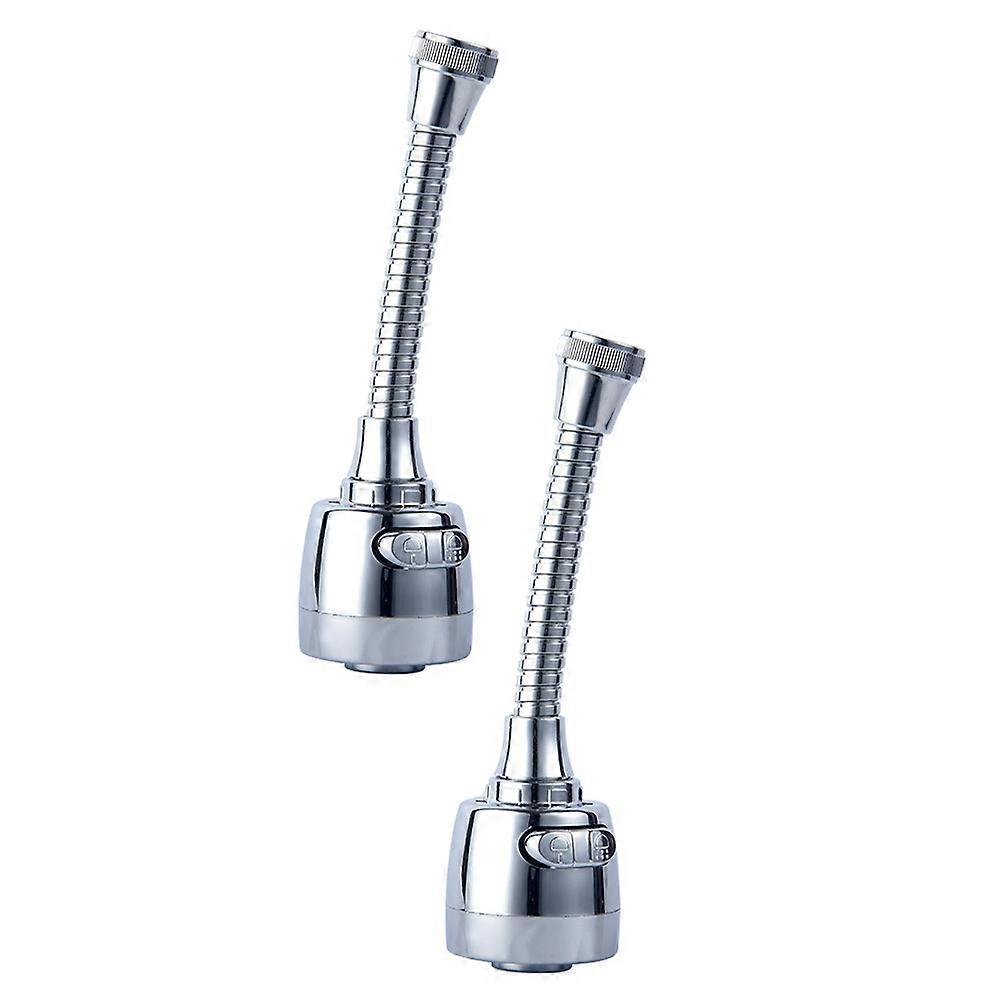 2pcs Splashproof Faucet Extender, Multipurpose Nozzle for Kitchen & Bathroom, Easy Installation, Water Saving Tap Adapter for Home Use