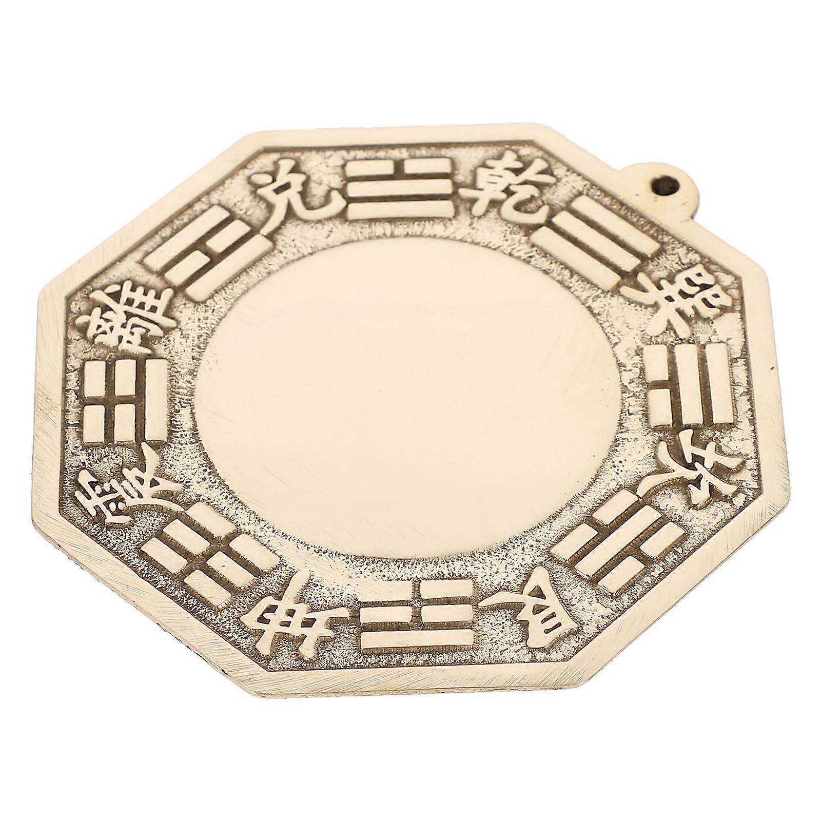 The **Bagua Convex Mirror Pendant** is a traditional Feng Shui item used in Chinese culture to absorb and reflect negative energies, promoting