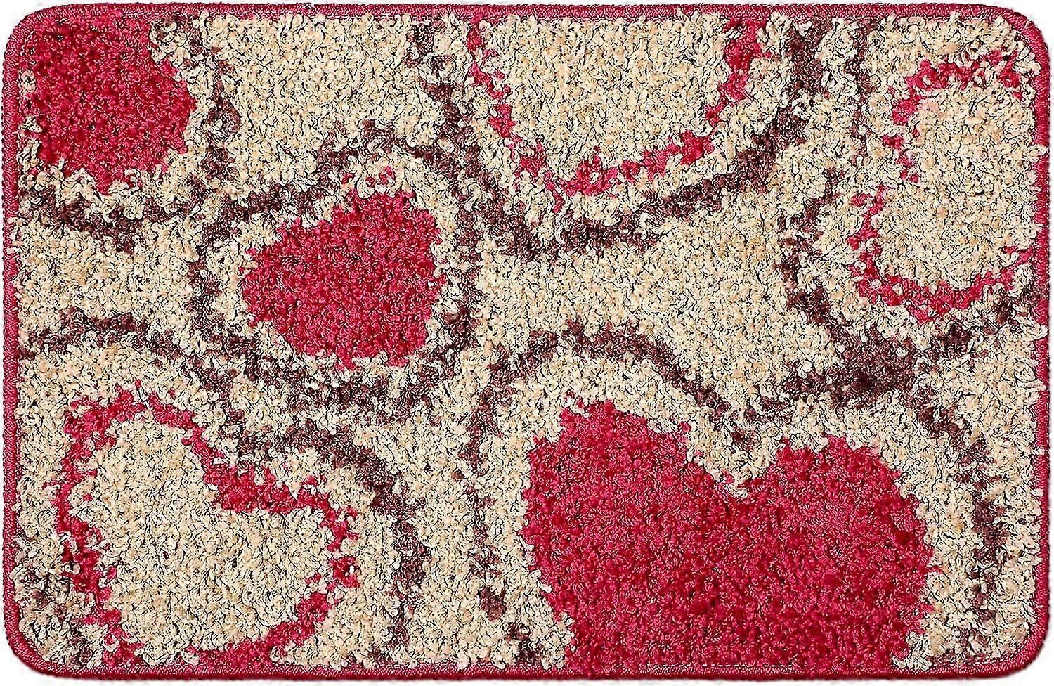 Romantic Heart-Patterned Doormat for Valentine's Day and Weddings