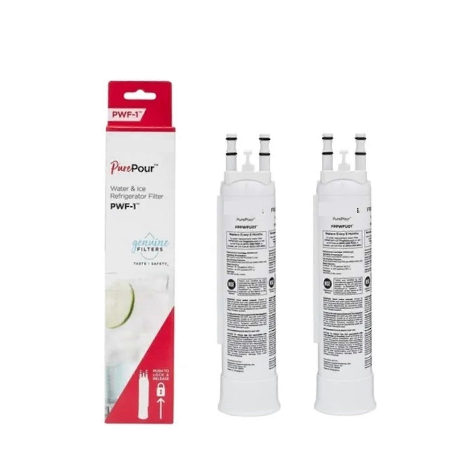 FPPWFU01 Refrigerator Accessory Water Filter, PWF1 (FPPWLU01), Compatible with Frigidaire, Pure Pour, Ultra II (PAULTRA2) (2pcs)