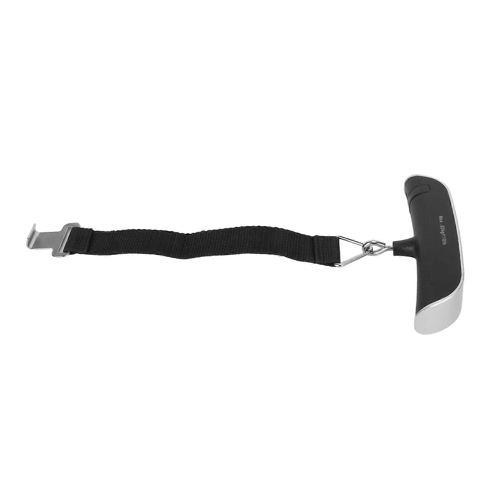 Portable Digital Luggage Scale, Mini Lightweight with Green Light, LCD Display for Travel Weighing up to 50kg
