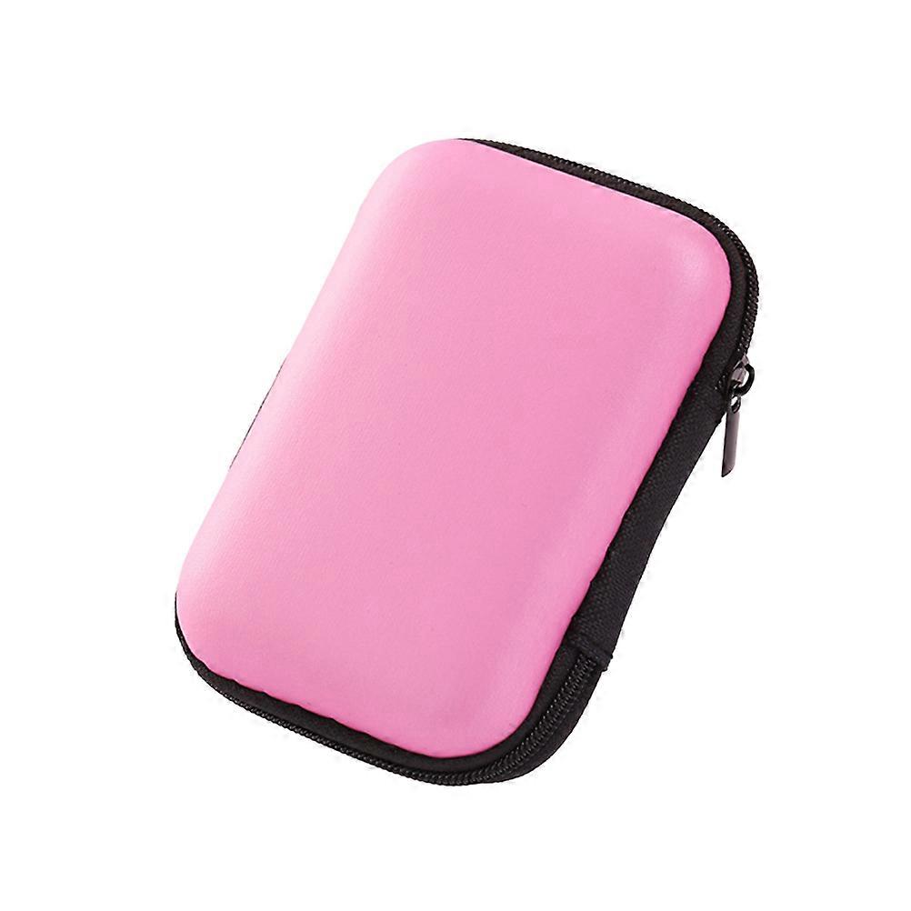 Charging Cable Case Waterproof Anti Aging EVA Material Rectangular Shape Mesh Pocket Design 1Pcs