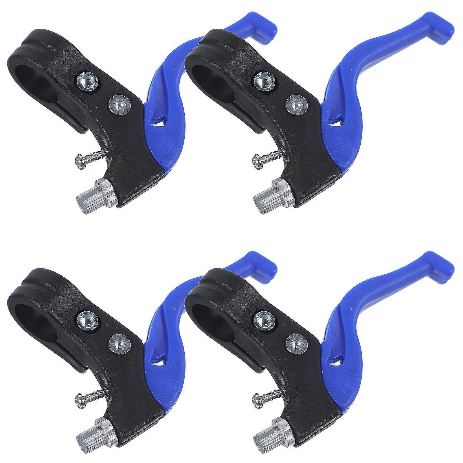 Bike Brake Levers Replacement Pair Lightweight Durable Cycling Handlebar Brake Handles for Enhanced Safety and Easy Installation