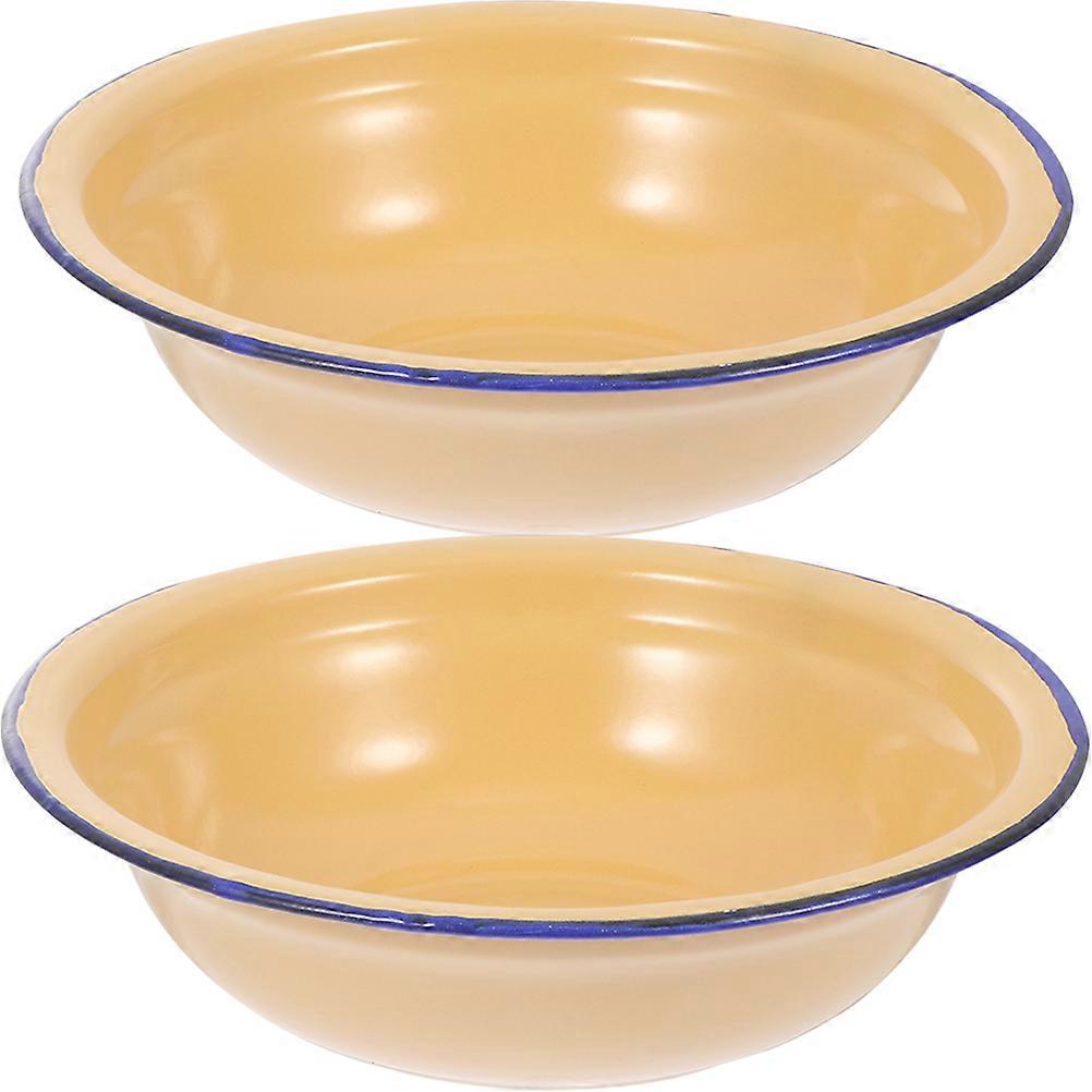 It sounds like you're describing a product listing for a **vintage enamel bowl set**. Here's a refined and professional product description that