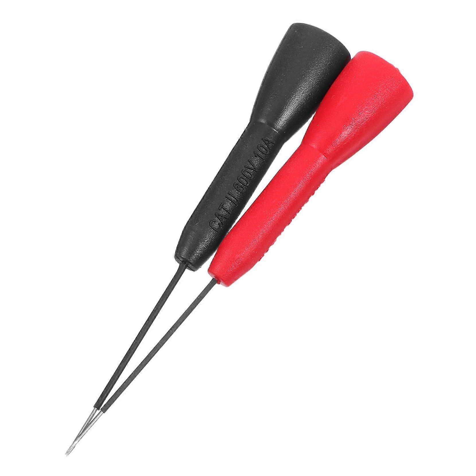 Multimeter Probe Care Kit - Miniature Piercing Probes with Copper Test Clips and Insulation Penetration for Electrical Testing