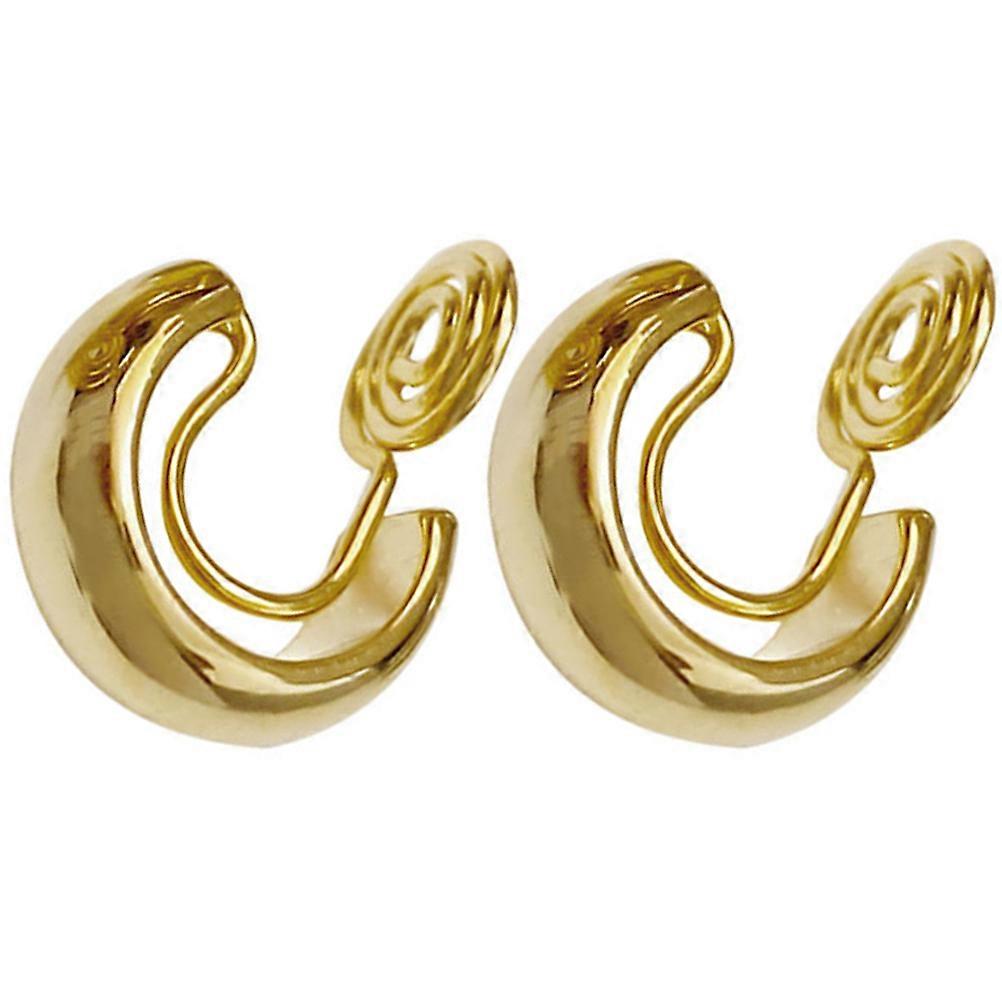 Chic Clip On Earrings Small Loop Design For Girlfriend Easter 1 Pair